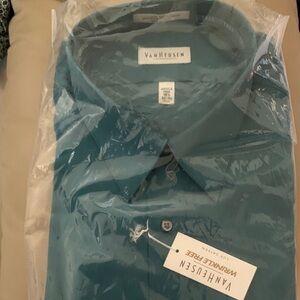 Van Heusen Men's Teal Dress Shirt